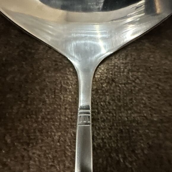 7pc Serving Set Fork Casserole Pierced Oneida Community VINLAND Stainless - Picture 4 of 10